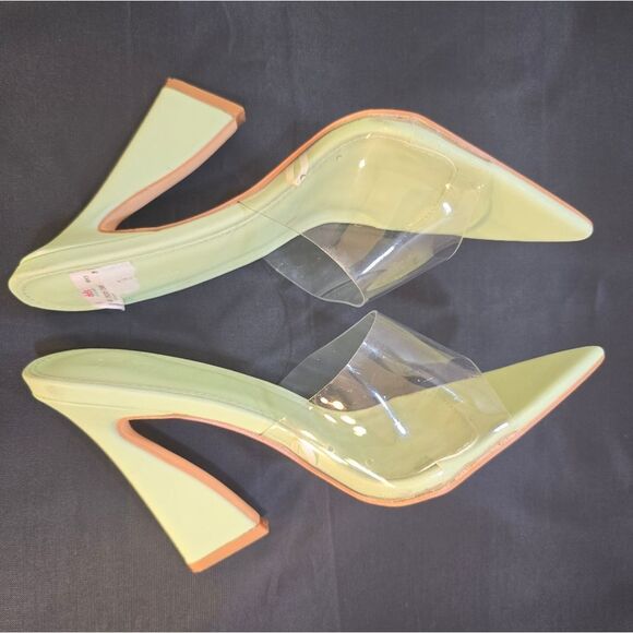 BRAND NEW YVO PEOPLE POINTED TOE SLIP-ON WOMEN"S HIGH HEEL SANDAL - Picture 15 of 15